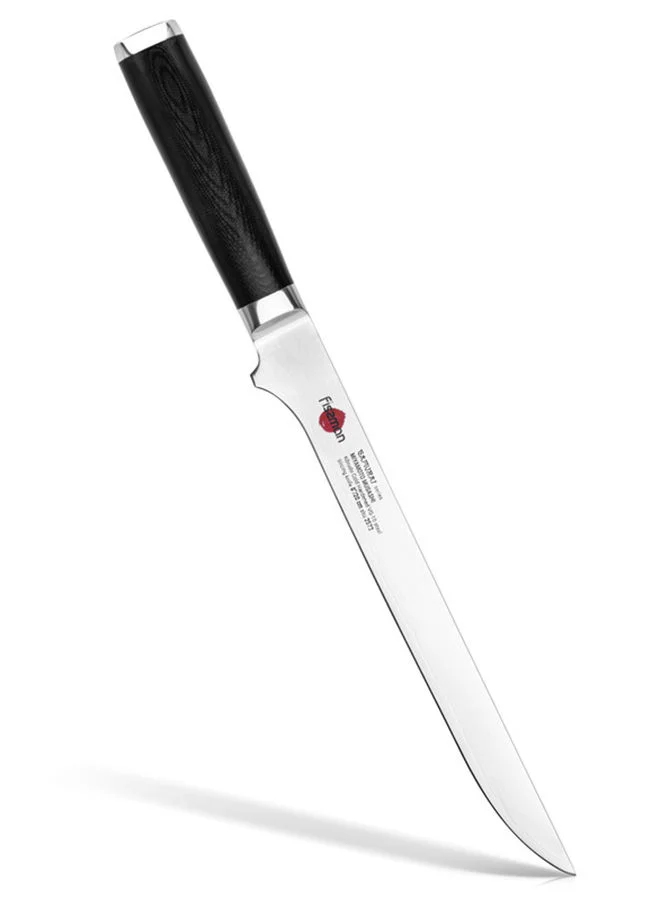 Fissman Slicing Knife 8inch SAMURAI MUSASHI 20cm (Steel DAMASCUS)