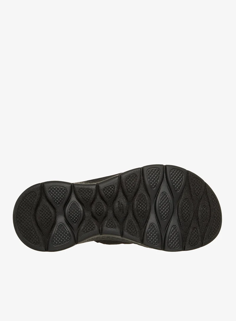 Skechers BLACK TEXTILE GO WALK FLEX SANDAL for Women | Best Price UAE