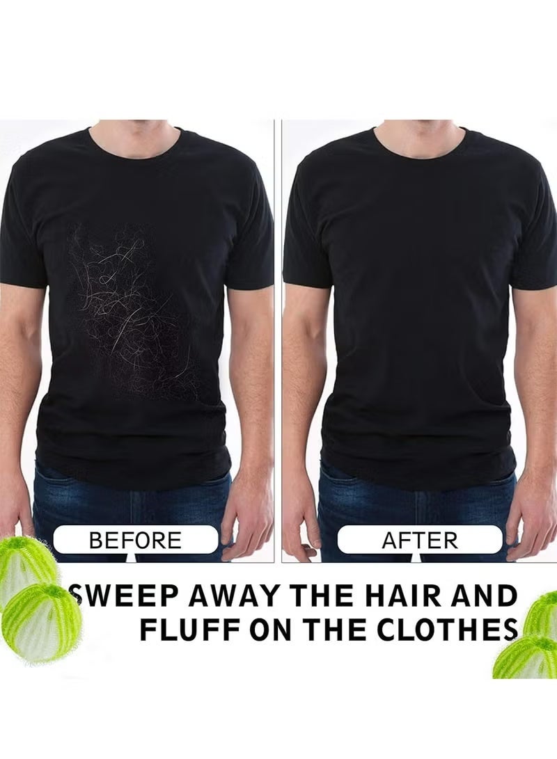 عبوة من 20 غسالة مزيل شعر الأليفة كرات الوبر للغسالة غسالة ماسك الشعر القابلة لإعادة الاستخدام غسالة لإزالة شعر الأليفة الوبر الأخضر - Image 5