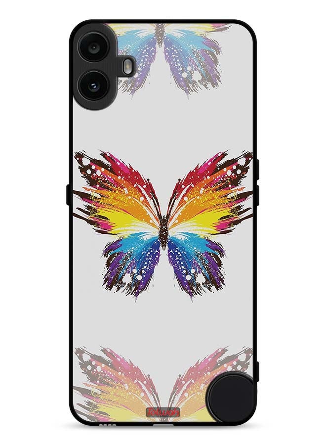 Tolwak Nothing CMF Phone 1 Protective Case Cover Digital Art Simple Background Minimalism Butterfly - Image 1