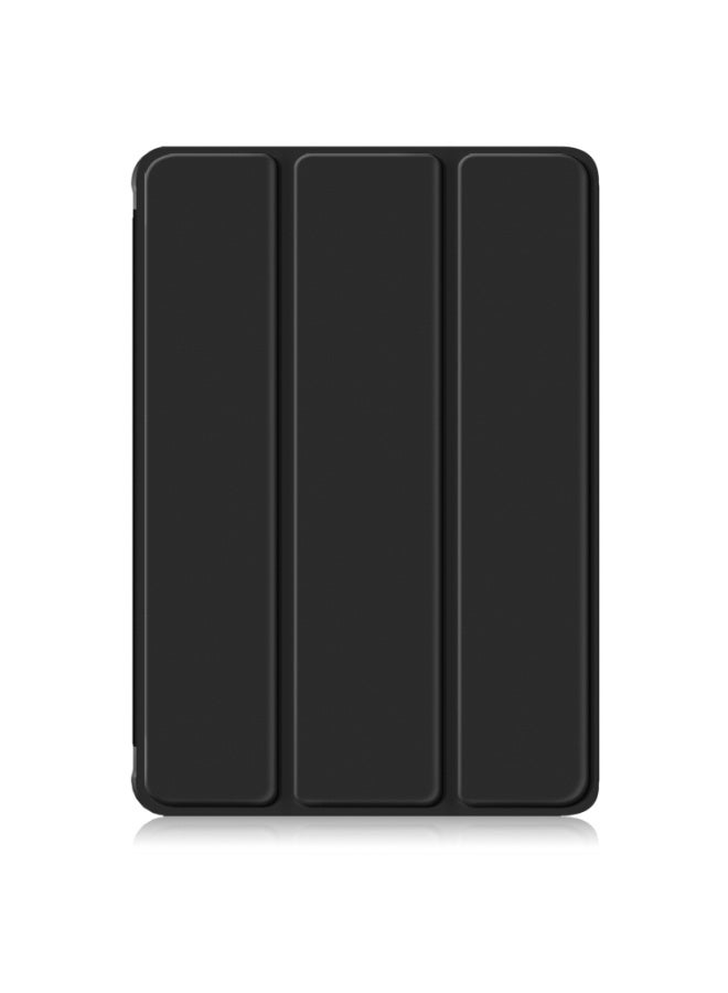vغطاء لسامسونج تاب S11 SM-X730 11 بوصة مع حامل قلم، غلاف خلفي صلب شفاف من البلاستيك الصلب، غلاف ذكي ثلاثي الطي مع حامل لجالاكسي تاب S11، استيقاظ/نوم تلقائي. - Image 4
