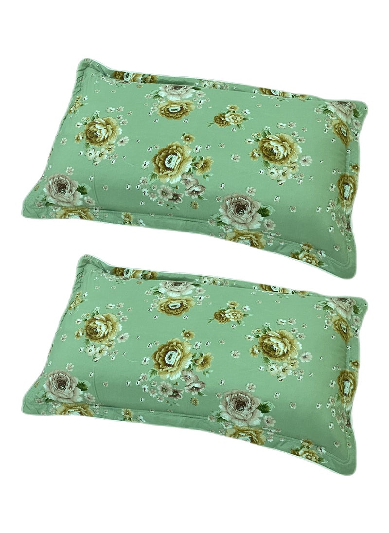 Sleep night Floral 2 Piece Pillow Case Set 50x75cm  - Image 1