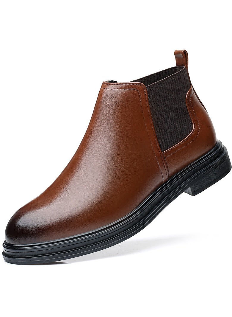 Shougu New Men's Business Leather Shoes  - Image 1