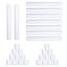 HappyHapi 42 Pack Slap Bracelets White 87 x 12 Inch DIY Slap Bands Party Favors for BirthdayHalloweenChristmas Blank Soft Wristband School Craft Projects DIY Painting Corsage Vinyl Wrapping - Image 3
