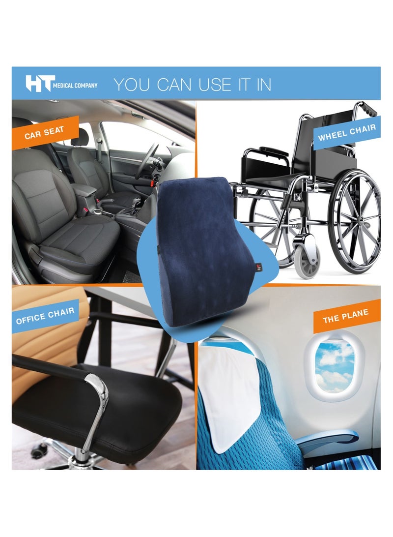 HT Memory Foam Medical Backrest - Office and car support for back and spine pain - Image 4