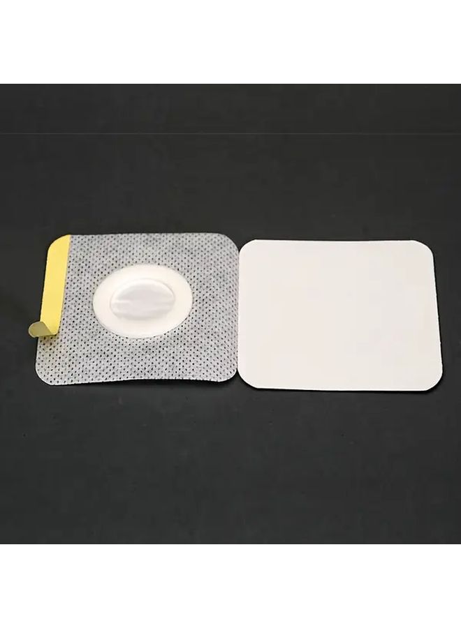White Adhesive Belly Button Patch 100pcs Non Woven Body Care Tape - Image 1