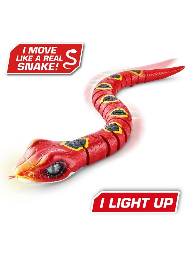 ROBO ALIVE ثعبان روبو أليف سلسلة 3 إلكتروني أحمر - Image 2