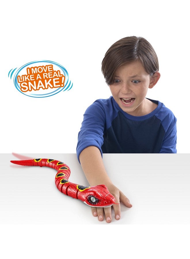ROBO ALIVE ثعبان روبو أليف سلسلة 3 إلكتروني أحمر - Image 4