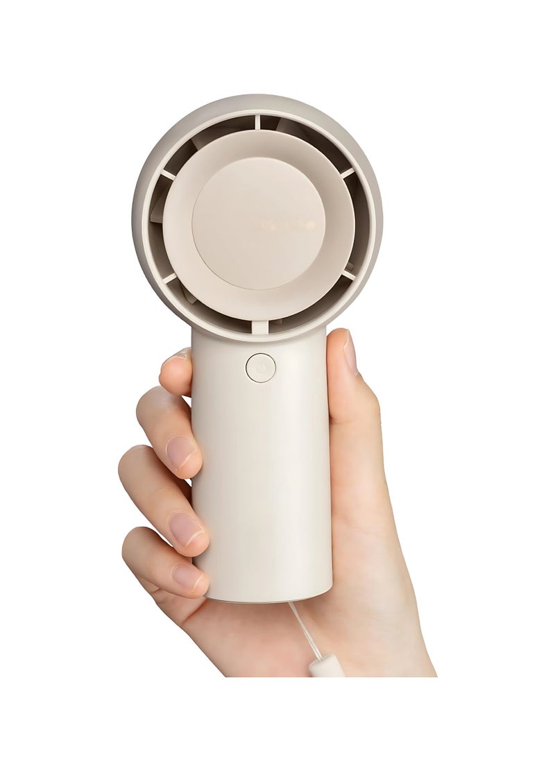 أريكسا مروحة أريكسا ميني توربو، سعة ٤٠٠٠ مللي أمبير/ساعة - مروحة يدوية قابلة لإعادة الشحن عبر USB بخمس سرعات | عمر بطارية يصل إلى ١٦ ساعة | مبرد شخصي صغير الحجم للسفر والمكتب والمنزل والاستخدام الخارجي - Image 1