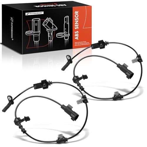A-Premium Rear Side ABS Wheel Speed Sensor Compatible with Chevrolet, GMC, Buick, Cadillac Models - Traverse 2018-2024, Blazer 2019-2024, Acadia 2017-2023, Enclave 2018-2024, XT5, XT6, 2-PC Set - Image 1