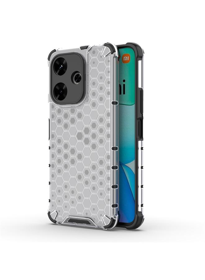 اس-توب جراب هاتف Redmi 13 4G مقاوم للصدمات على شكل خلية النحل - Image 1