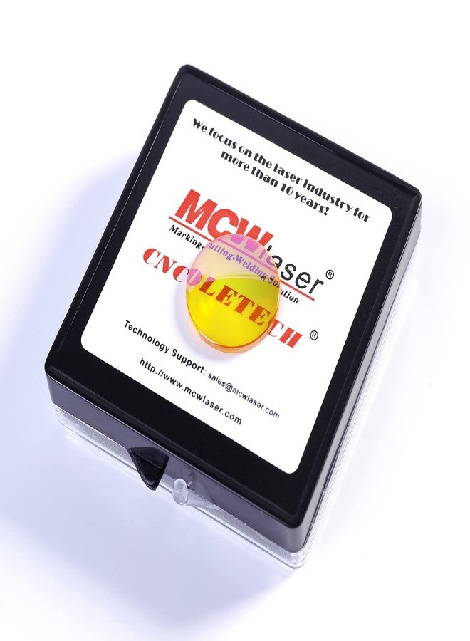 MCWlaser عدسة تركيز ليزر MCWlaser CVD ZnSe، قطرها 12 مم، طولها البؤري 3 بوصات/ 76.2 مم، مناسبة لماكينات النقش بالليزر CO2 عالية الطاقة بقدرات 80 واط، 100 واط، 130 واط، 150 واط، 180 واط، و200 واط. - Image 3