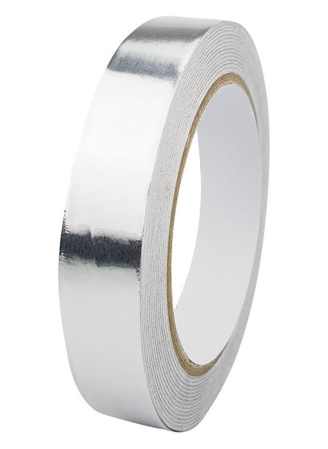 PROMASS - promass Sliver Aluminum Foil Tape Heavy Duty Duct Tape 20mmx30m,High Temperature Sealing & Patching Tape Perfect for HVAC,Air Ducts,Insulation,Thermally Conductive,Flame,Moisture - Image 1