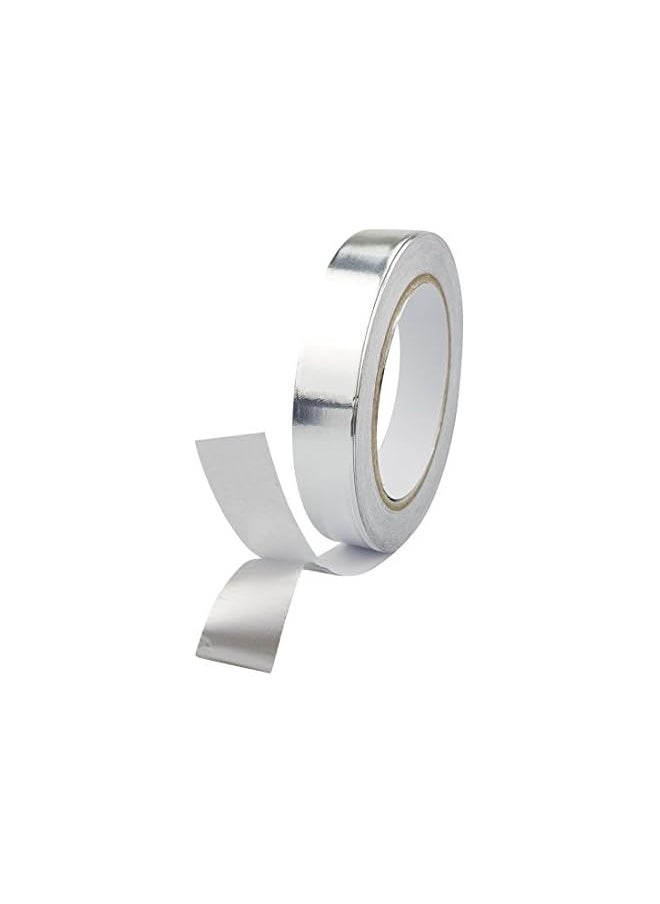 PROMASS - promass Sliver Aluminum Foil Tape Heavy Duty Duct Tape 20mmx30m,High Temperature Sealing & Patching Tape Perfect for HVAC,Air Ducts,Insulation,Thermally Conductive,Flame,Moisture - Image 1
