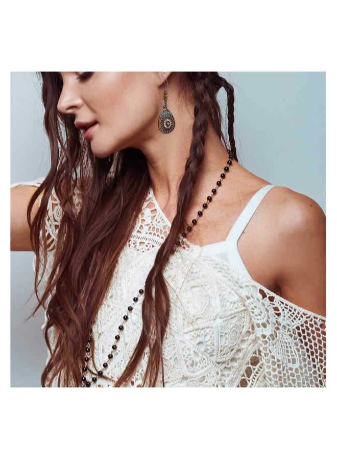 4 Pairs Of Vintage Pendant Earrings - Image 2