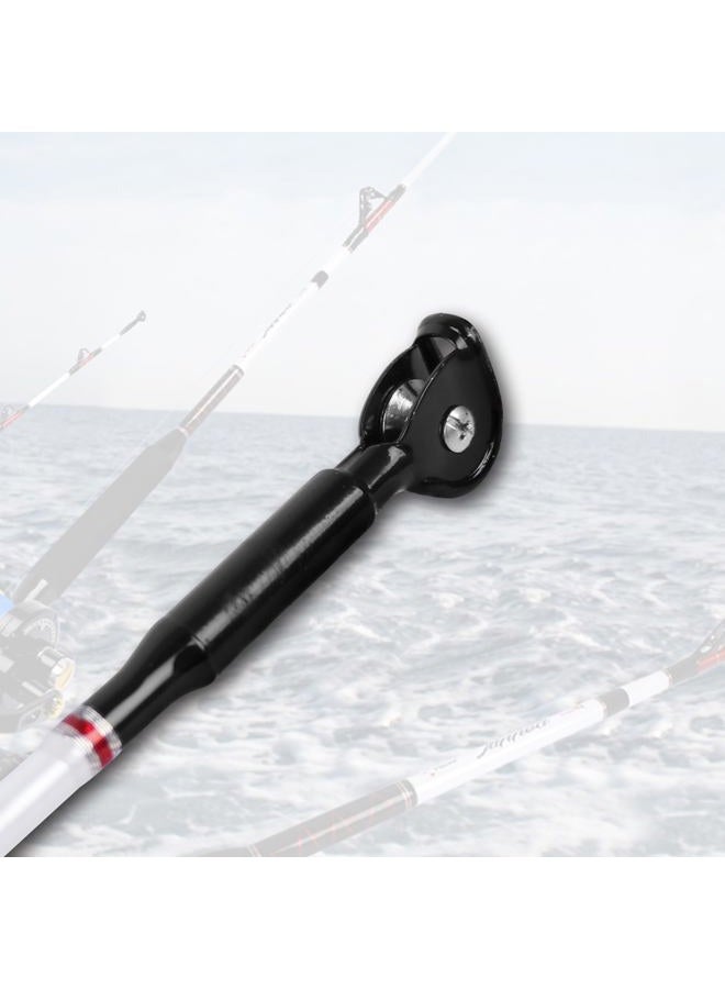 Fiblink 2-Piece 5'6" 30-50lbs Saltwater Trolling Rod - Carbon Fiber and Glass - Medium Heavy - Roller Guides - Non-Slip EVA Handles - Image 5