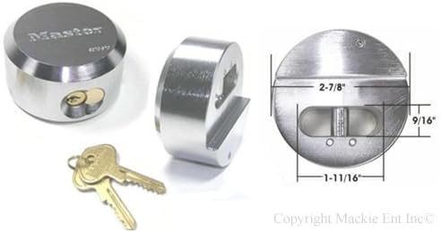 Master Lock 6271KA 8 Pack - 2-7/8in. ProSeries Reinforced Hidden Shackle Rekeyable Pin Tumbler Keyed Alike Padlock, Chrome - Image 3