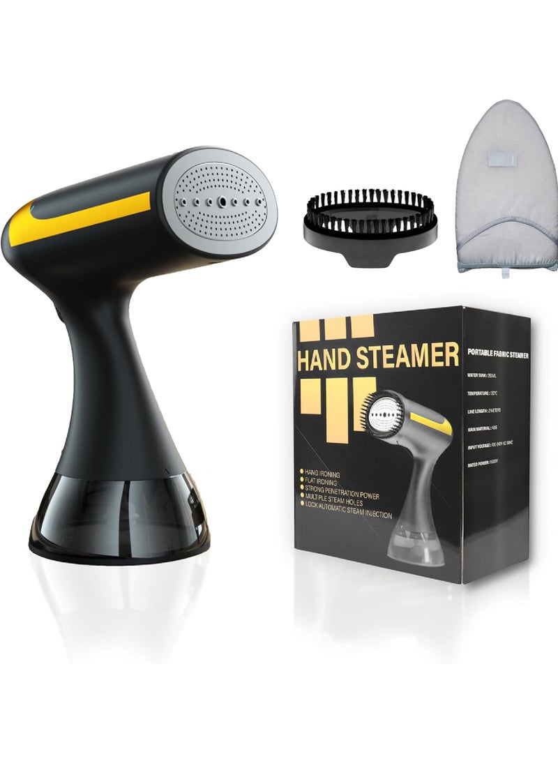 روك بو مكواة بخار للملابس - مصنوعة من مواد عالية الجودة - مكواة بخار للملابس بقوة 1500 واط - مزيل تجاعيد متعدد الأغراض لجميع أنواع الملابس مع قفاز كي مجاني - Image 1
