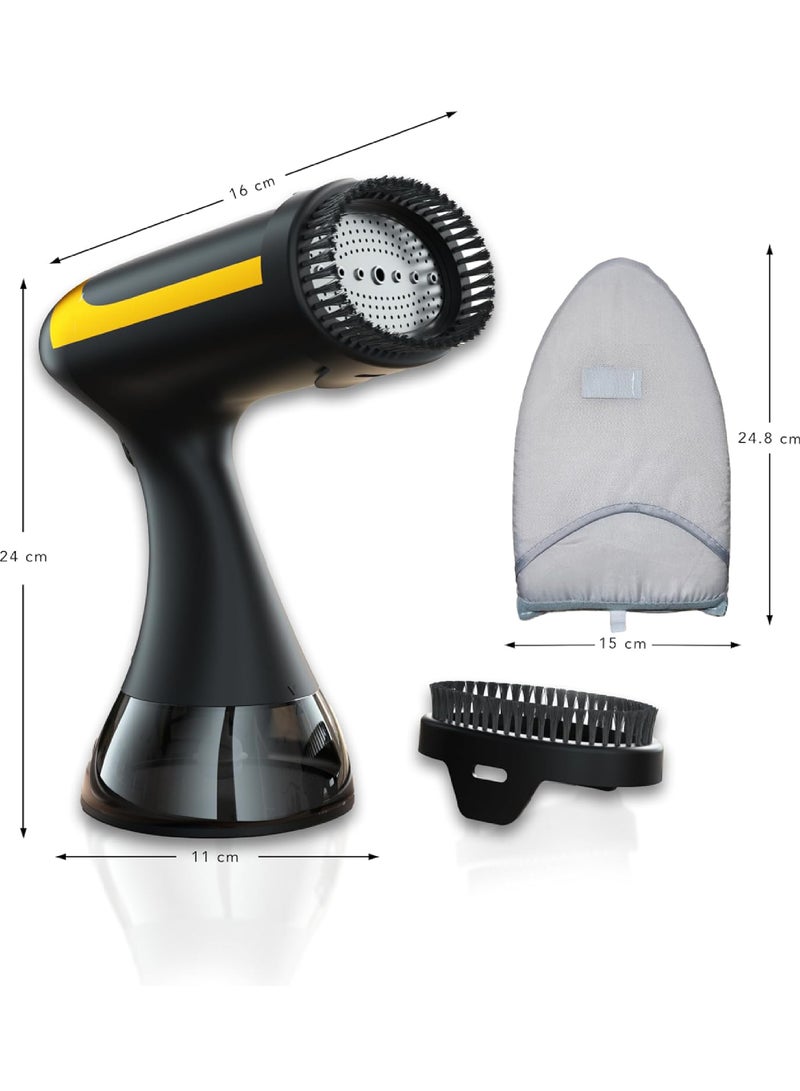 روك بو مكواة بخار للملابس - مصنوعة من مواد عالية الجودة - مكواة بخار للملابس بقوة 1500 واط - مزيل تجاعيد متعدد الأغراض لجميع أنواع الملابس مع قفاز كي مجاني - Image 2