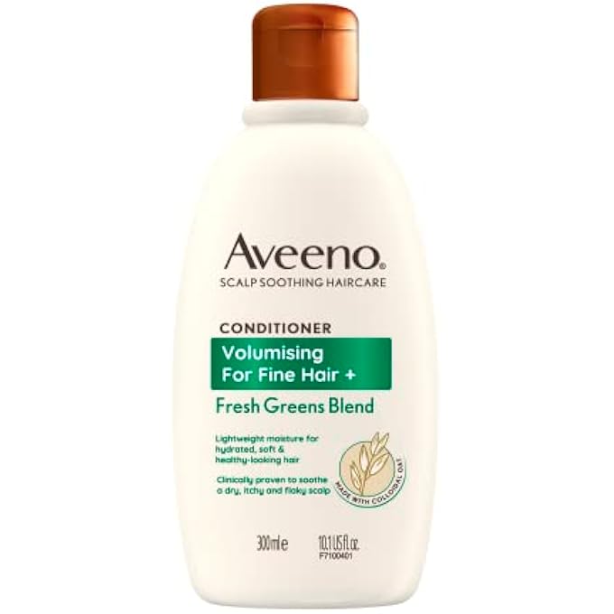 Aveeno VOLUMISING FOR FINE HAIR + FRESH GREENS BLEND SCALP SOOTHING OAT CONDITIONER 300ML - Image 2