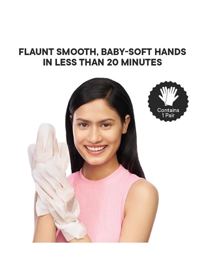 كوينش قناع اليد المغذي من كوينش | يرطب ويضيء اليدين | يغذي الأظافر والبشرة | يترك الأيدي ناعمة ونضرة | مجموعة مانيكير | صنع في كوريا (زوج واحد من القفازات، 20 مل) - Image 3