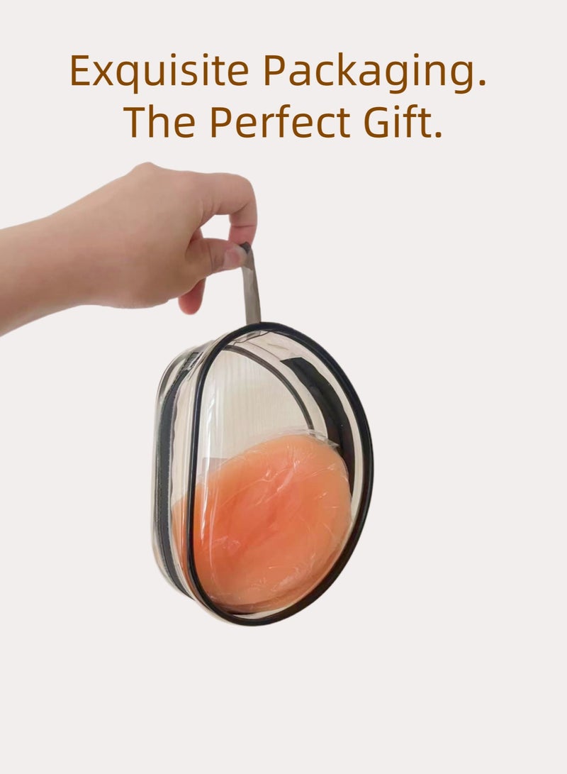 Silicone Bra Pads Breast Covers Reusable Ultra Thin Breast Shields Silicone Enhancers Push-Up & Sweat-Proof 1 Pair - Image 5