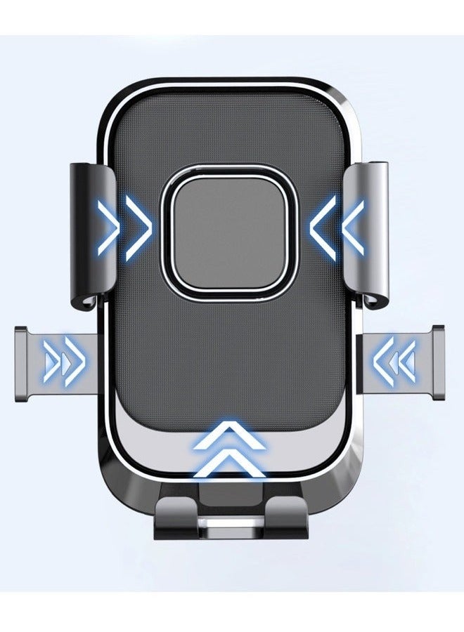 OMEVE Riding Essential! Universal Anti-Vibration Metal Holder for Motorcycles, Electric Bikes and Bicycles, One-Hand Operation, Free Switching between Horizontal and Vertical, Compatible with 4.7-7.2 Inch Phones - Image 3