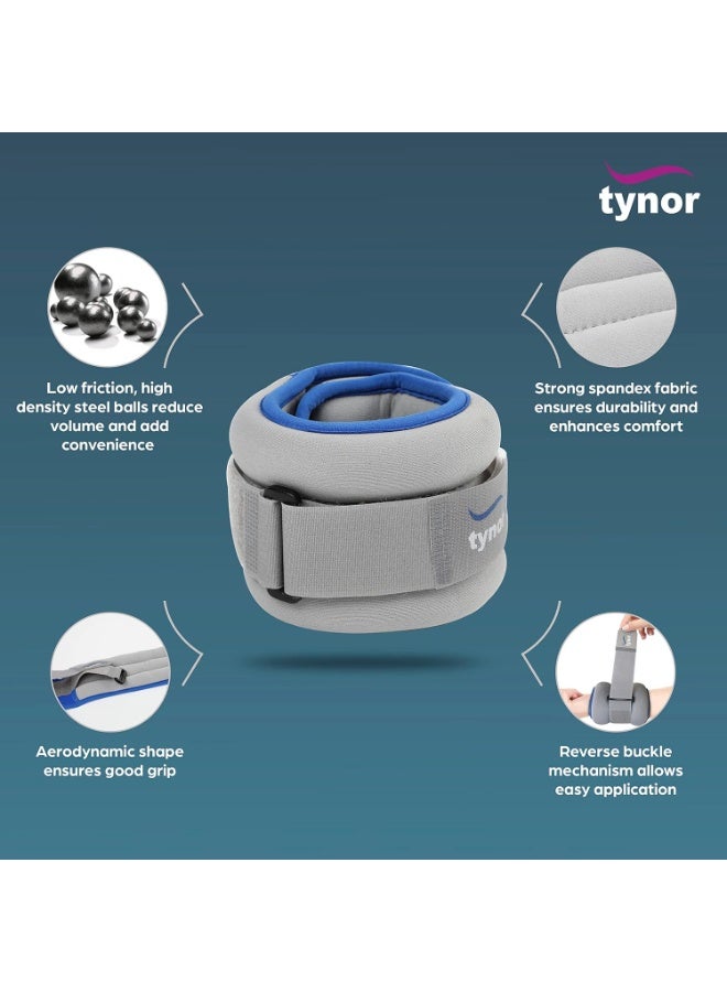 تاينور سوار Tynor الموزون — لتدريبات القوة وإعادة التأهيل | تصميم مريح وجيد التهوية للرجال والنساء - Image 2