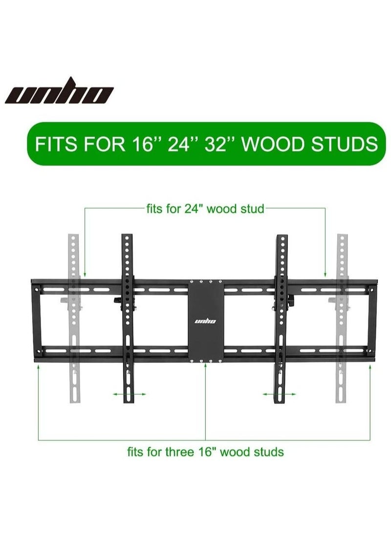 Tilting TV Wall Mount, TV Wall Mount for 32-85 Inch TV, Monitor Wall Mount for LED LCD Plasma 15˚ Tilting Load 60 kg VESA Max 800 x 400 with Level - Image 3