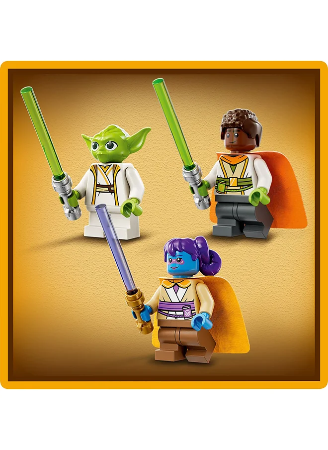 LEGO Star Wars Tenoo Jedi Temple 75358 Building Toy Set; Fun Gift Idea; Starter Kit For Kids Aged 4+, Featuring Easy, Playful Builds, Plus Lys Solay, Kai Brightstar And Master Yoda Characters (124 Pieces)