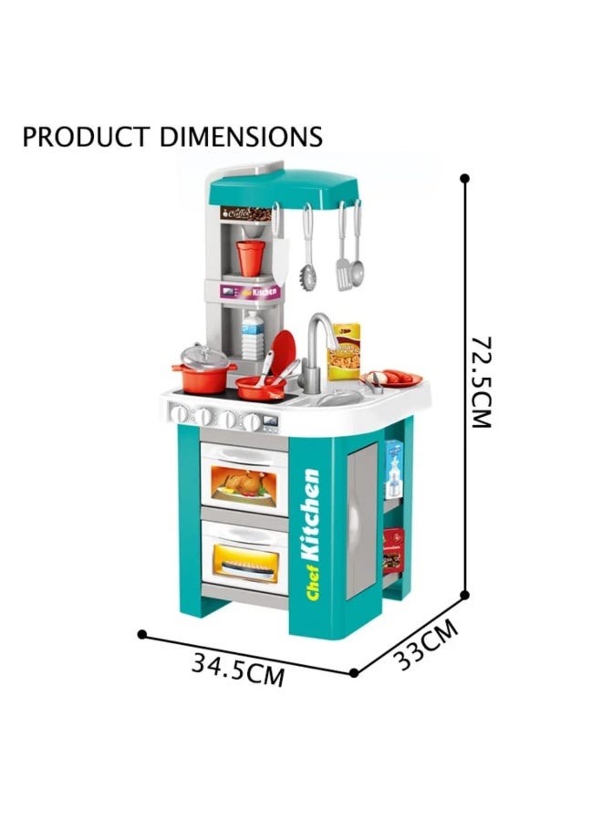 لعبة مطبخ أطفال متكامل 49 قطعة - Image 2
