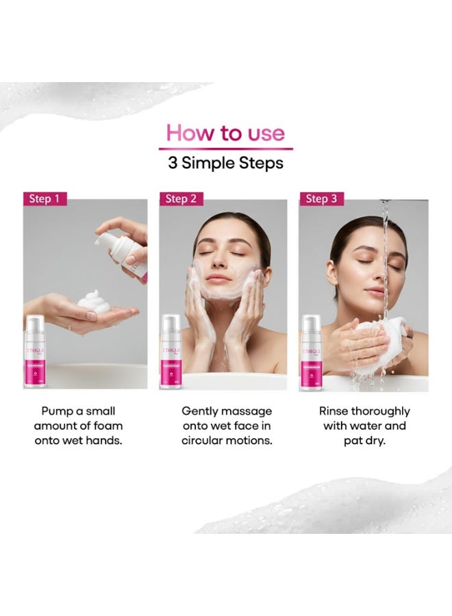 إيثيجلو غسول وجه رغوي إيثي جلو بلس 150 مل: عبوة واحدة - Image 3