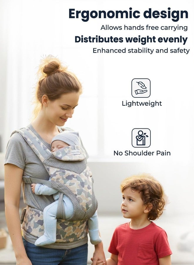 POLKA TOTS Premium Baby Carrier for 0 to 3 Year Baby | Ergonomic Carry Bag for Babies & Toddlers with Adjustable Shoulder and Waist Straps | Kangaroo Carrying bag for New born to 3 Years with Extra Cushioned M Shape Seating Position (Up to 20KGs) - Image 5