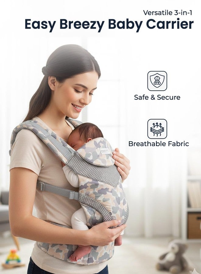POLKA TOTS Premium Baby Carrier for 0 to 3 Year Baby | Ergonomic Carry Bag for Babies & Toddlers with Adjustable Shoulder and Waist Straps | Kangaroo Carrying bag for New born to 3 Years with Extra Cushioned M Shape Seating Position (Up to 20KGs) - Image 4
