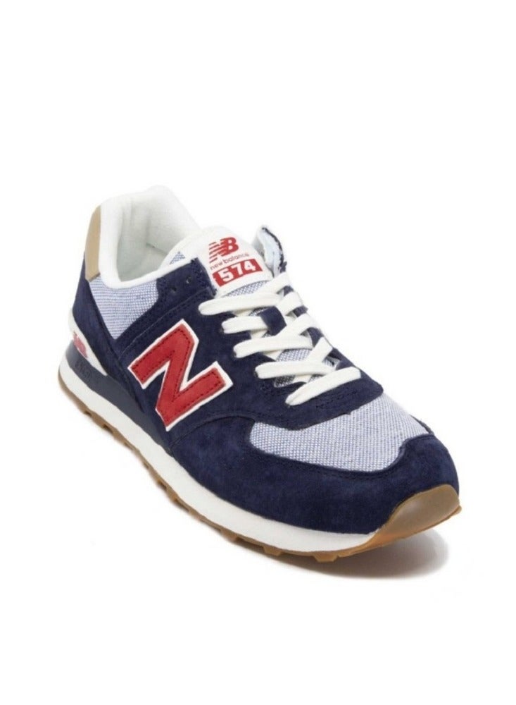 New Balance 574 Classic Colorblock Sneakers Dark Blue  - Image 2