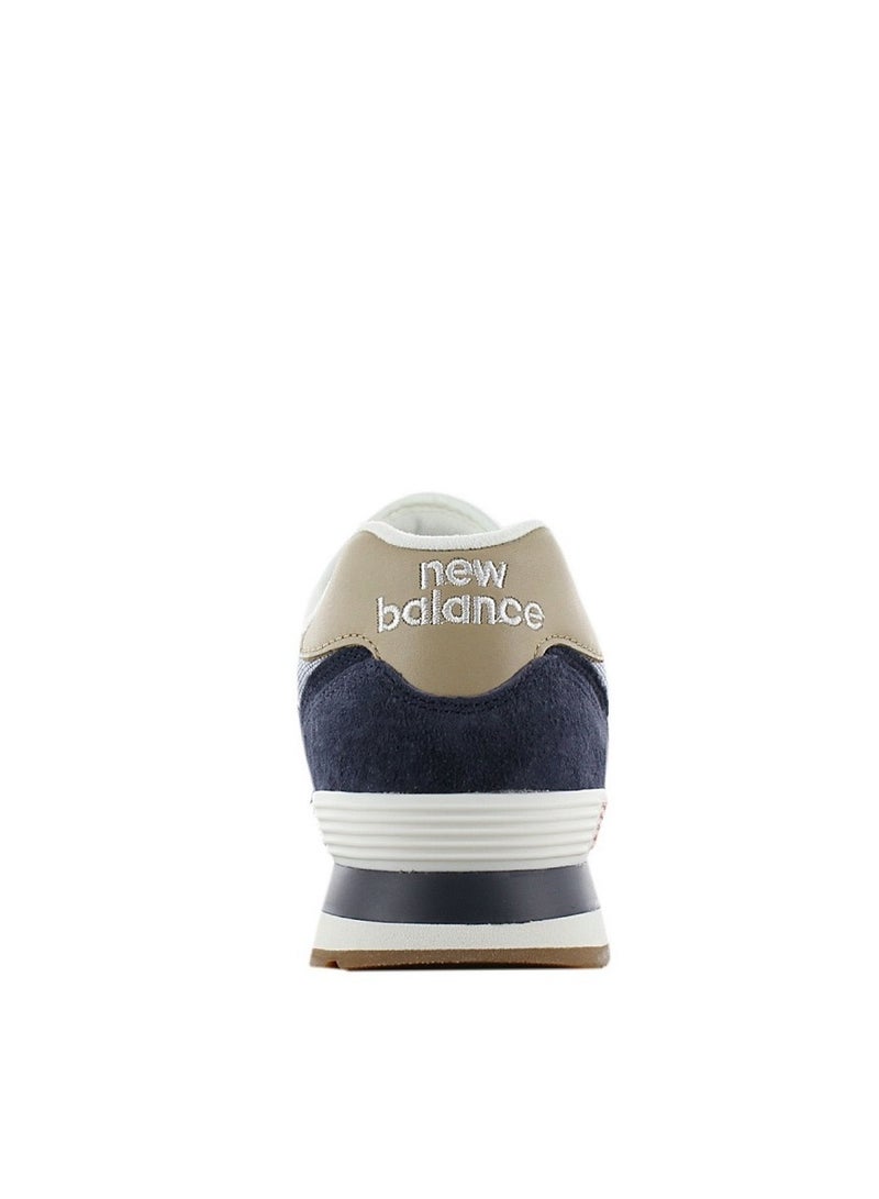 New Balance 574 Classic Colorblock Sneakers Dark Blue  - Image 4