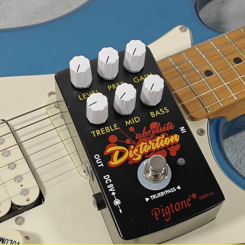 pigtone Guitar Effect Pedal Overdrive Distortion DC 9V True Bypass Classical Electronic Pedal - Image 4
