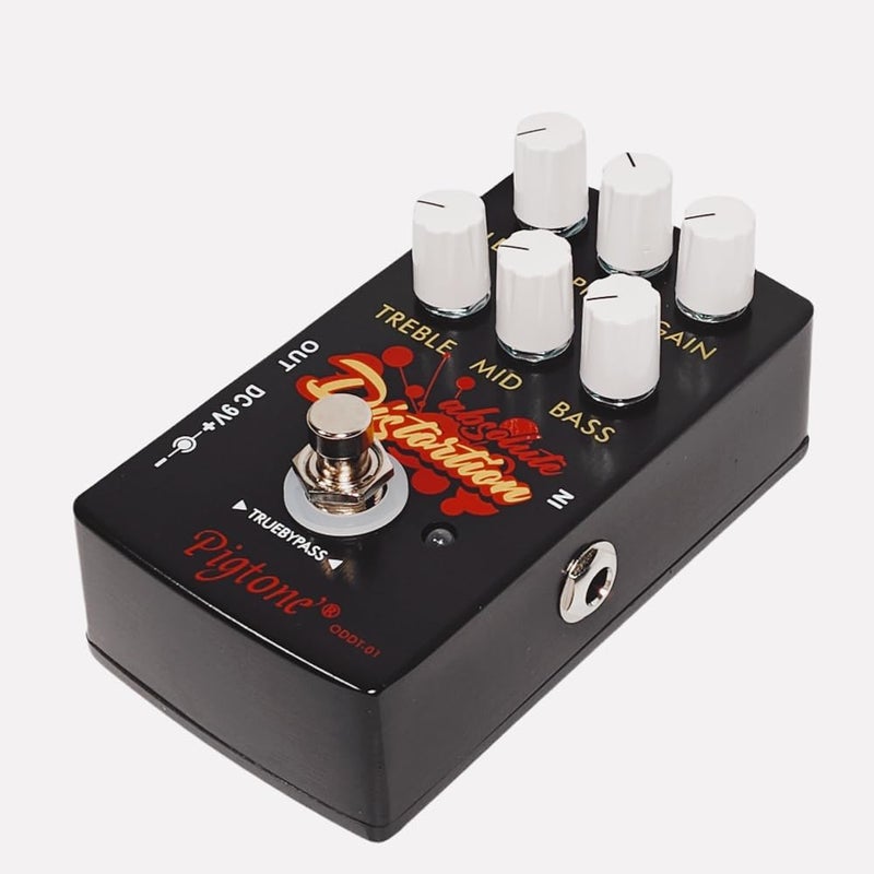 pigtone Guitar Effect Pedal Overdrive Distortion DC 9V True Bypass Classical Electronic Pedal - Image 2