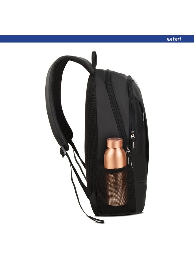 Safari Flash Medium 26L Water Resistant Polyester Casual Standard Backpack - Black - Image 3