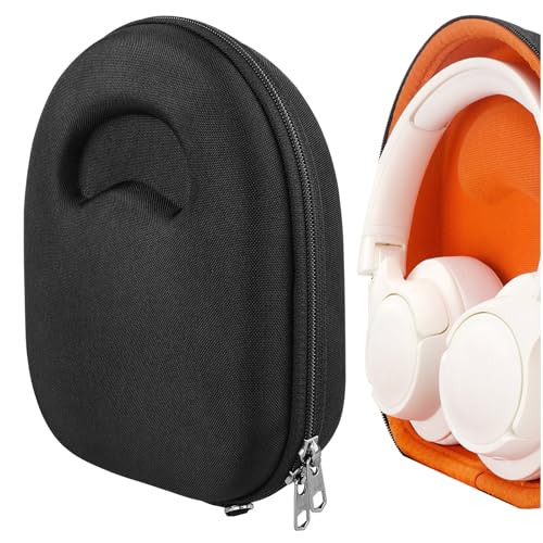 Geekria Shield Headphones Case Compatible with JBL Tune 770/760/750NC, Tune 720BT, Live 770NC, Replacement Hard Shell Travel Carrying Bag with Cable Storage (Black) - Image 1