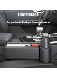 NajmStyle Universal Car Gap Organizer Expandable Storage Bag (1 Pair) for Cup Holders & Dashboard  - Image 2