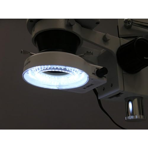 AmScope أمسكوب LED-80S 80 LED ميكروسكوب بحلقة إضاءة مدمجة مع مخفت مدمج - Image 3