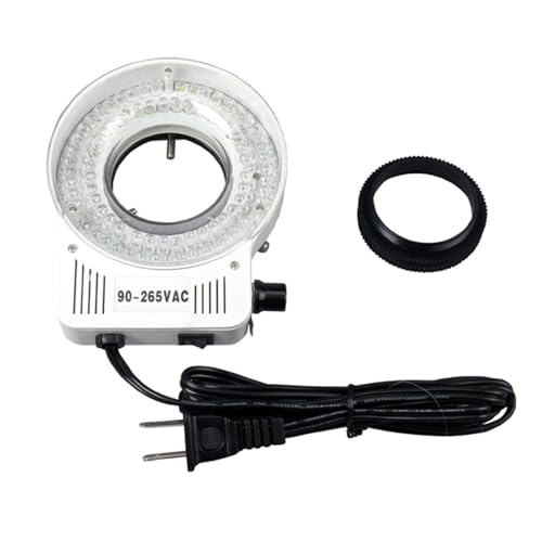 AmScope أمسكوب LED-80S 80 LED ميكروسكوب بحلقة إضاءة مدمجة مع مخفت مدمج - Image 1