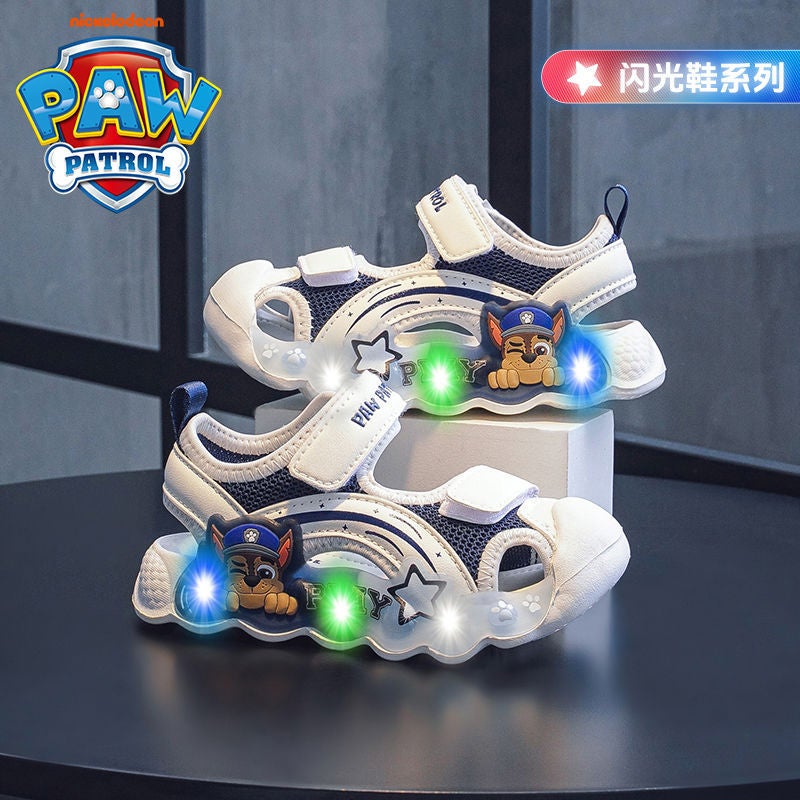 Wang Wang Team Children'S Shoes 2025 Summer Popular Boys Non-Slip Breathable Fashion Glitter Shoes Girls Covered Toe Anti-Collision Sandals - Image 2