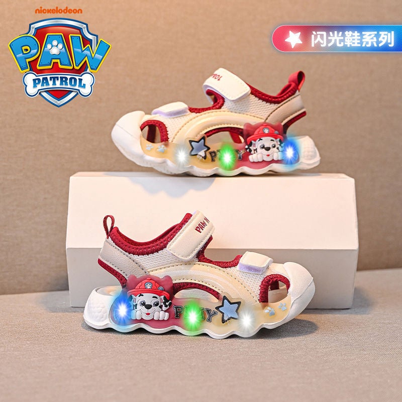 Wang Wang Team Children'S Shoes 2025 Summer Popular Boys Non-Slip Breathable Fashion Glitter Shoes Girls Covered Toe Anti-Collision Sandals - Image 4