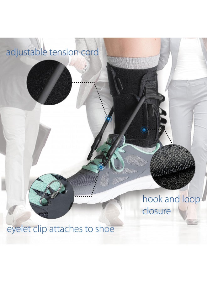Core Products FootFlexor Foot Drop Brace for Walking, Soft Ankle Foot Orthosis for Men and Women, XSmall - Small - Image 3