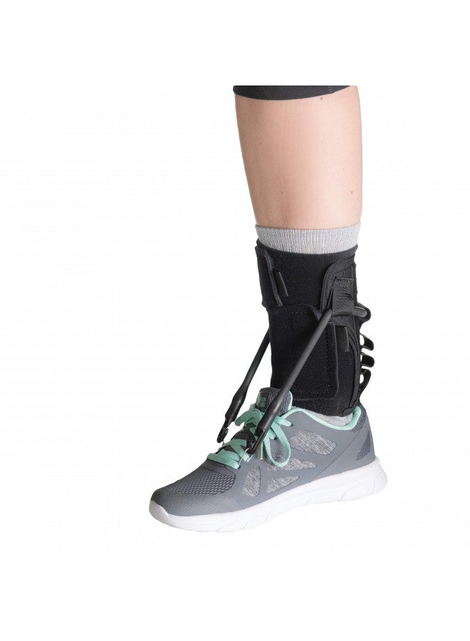 Core Products FootFlexor Foot Drop Brace for Walking, Soft Ankle Foot Orthosis for Men and Women, XSmall - Small - Image 1