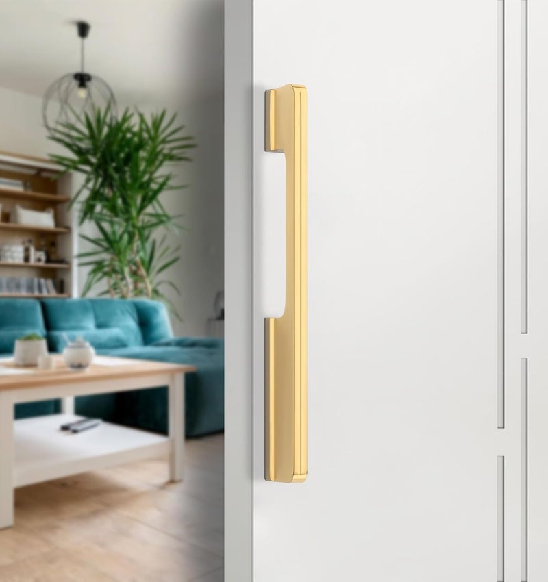 HARMONUS Fancy Aluminium Kitchen Cabinet HandlePull HandleDoor HandleDrawer HandlePVD Gold FinishAluminium Alloy 160 MM 8 Inch 7 PCS HCPVDGOLDSAC437160MM - Image 4