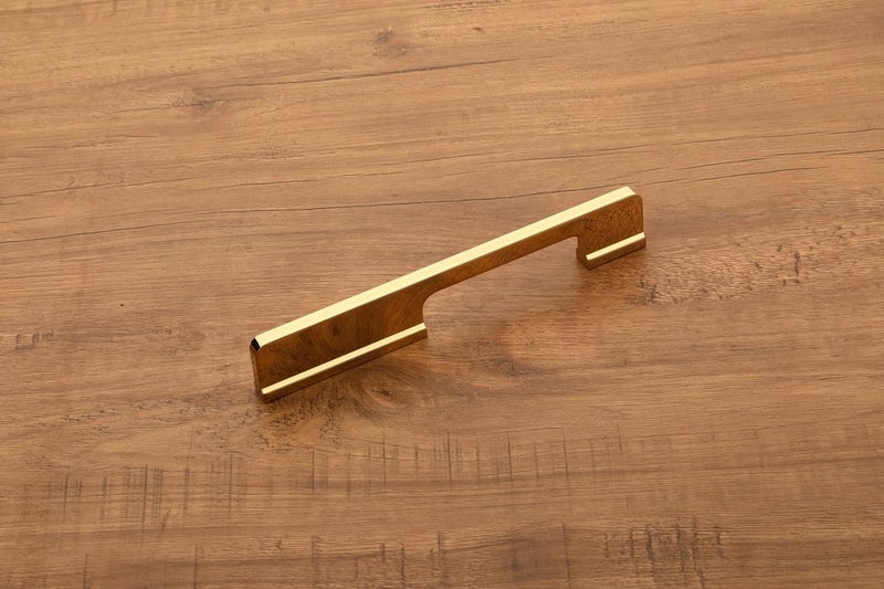 HARMONUS Fancy Aluminium Kitchen Cabinet HandlePull HandleDoor HandleDrawer HandlePVD Gold FinishAluminium Alloy 160 MM 8 Inch 7 PCS HCPVDGOLDSAC437160MM - Image 5