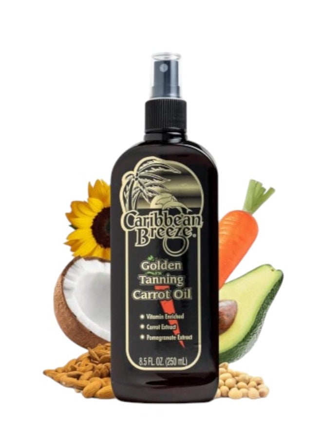 Caribbean Breeze - Carrot Tanning Oil 250ml - Image 1